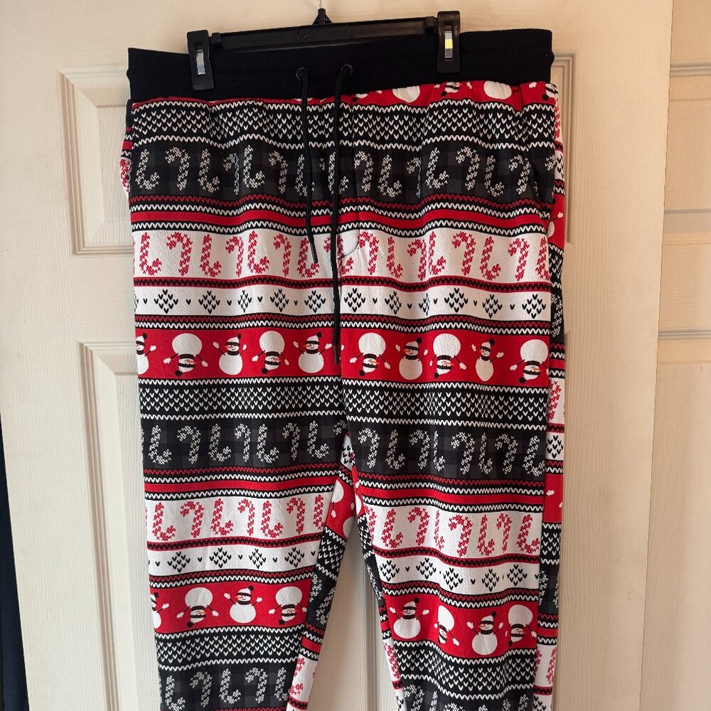 Berkley Jensen Get Cozy & Let it Snow Men's Lounge Pants Sherpa Lined MSRP $70